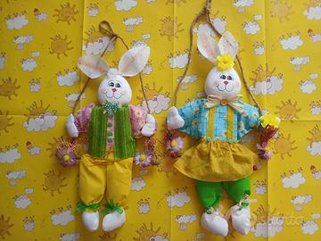Coniglietti: decorazioni di Primavera