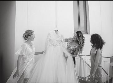 Abito da sposa rosa clara couture modello niher