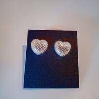 Orecchini ak442 Cuore, in Argento 925