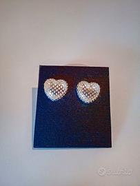 Orecchini ak442 Cuore, in Argento 925