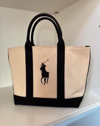 Borsa tela donna RALPH LAUREN , originale