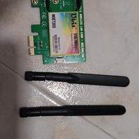 scheda interna pci wifi wireless Bluetooth 