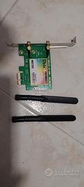 scheda interna pci wifi wireless Bluetooth 