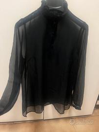 Camicetta seta nera Intimissimi