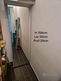 scarpiera con specchio