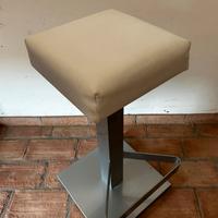 Sgabelli ecopelle bianco