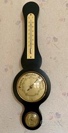 Stazione meteo Lufft vintage - Legno e ottone