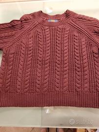 maglione bordeaux 