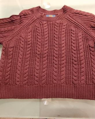 maglione bordeaux 