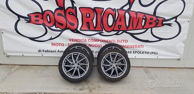 4x CERCHI LEGA ALFA ROMEO GIULIA STELVIO 18" 5X11