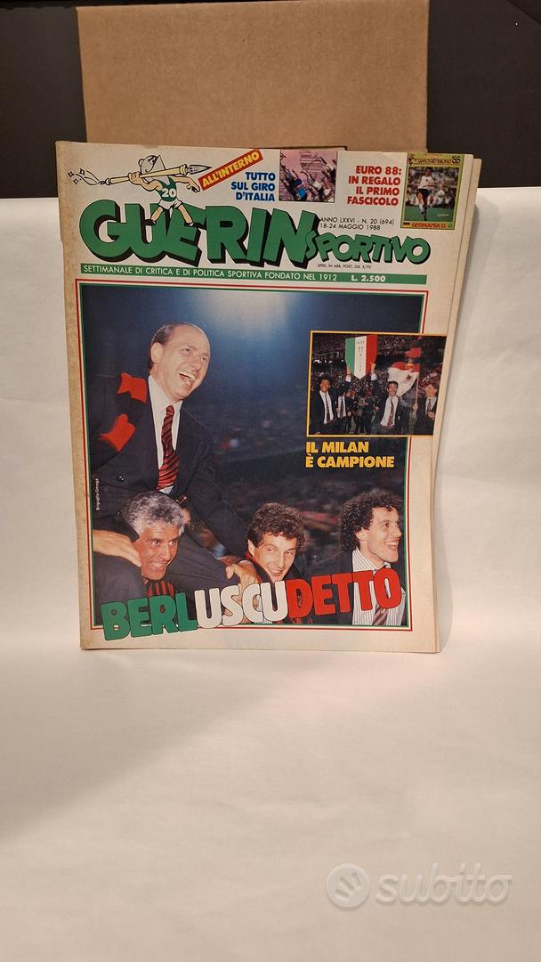 Guerin Sportivo N°28 1988 - Altobelli, Crippa, URSS, USA, Juve, Napoli - Bon état
