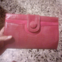 Borsa clutch fucsia in pelle Silvano Biagini