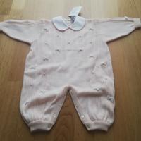 Tutina in lana per neonata made in Italy