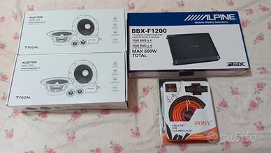 casse amplificatore kit cavi