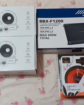 casse amplificatore kit cavi