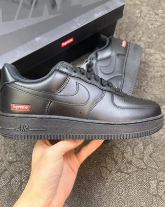 Nike Air Force 1 Low Supreme Black(Donna)41