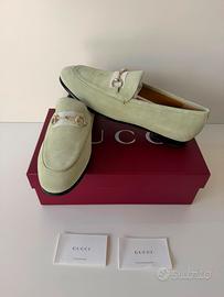 Mocassini Gucci Jordaan scamosciati 41