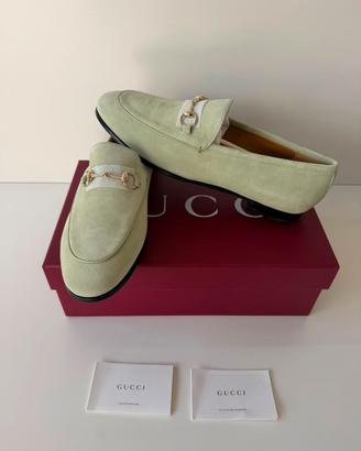 Mocassini Gucci Jordaan scamosciati 41