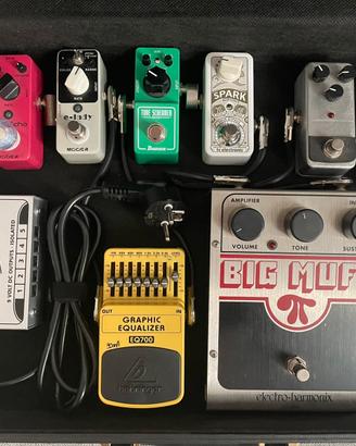 Pedalboard Big Muff, mooer, ibanez.