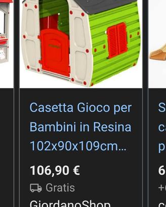 Casetta in pvc