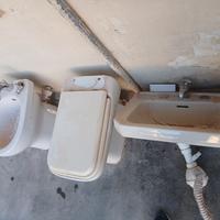 Set sanitari bagno completo: lavandino,  bidet, wc