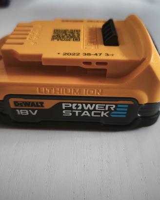 Batteria Dewalt POWERSTACK 1.7Ah 18v