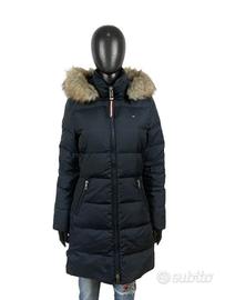 Tommy Hilfiger Parka Donna Blu Imbottito Donna S