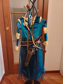Vestito Merida Ribelle Disney Store con accessori