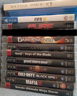 Lotto giochi PS3 PS4 Xbox Playstation Gamecube