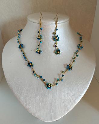 collana e orecchini 
