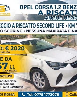 OPEL CORSA 1.2 Benzina 75 CV-NO BUSTA PAGA