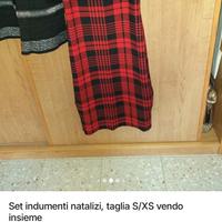 set vestitini natalizi taglia S    /XS 