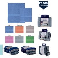 Set asciugamani 6 pz Sommaruga tinta unita