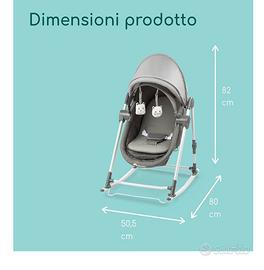 nuova  mai usata dondolo sdraieta