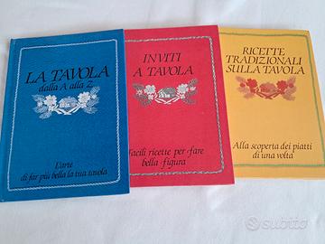 Set di 3 libri realizzati per il Mulino Bianco 