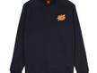 FELPA SANTA CRUZ OVAL CHECK FLAME NERO