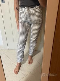 Pantaloni leggeri a righe – taglia XS