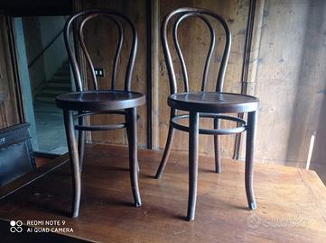 5 sedie originali Thonet Modello N. 56