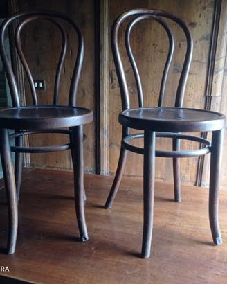5 sedie originali Thonet Modello N. 56