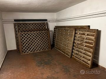 Divisori frangivista, tralicci rampicanti, paratie