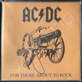AC DC - For Those About To Rock - LP Signed