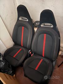 Sedili completi anteriore e posteriore Abarth 500