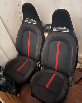 Sedili completi anteriore e posteriore Abarth 500
