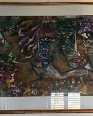 Quadro astratto artista Salvatore Magno