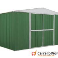 Box in lamiera di Acciaio 360x260cm 9mq verde