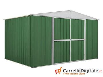 Box in lamiera di Acciaio 360x260cm 9mq verde