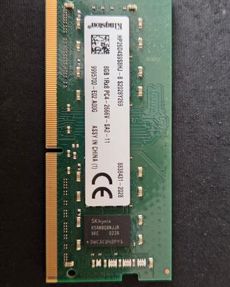 Memoria RAM Kingston 8GB DDR4 SO-DIMM