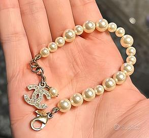 Bracciale Madreperla Donna Bianco/Dorato