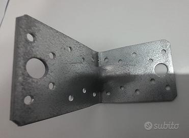 piastra Squadretta angolare 90x90x65 sp. 2,5 mm