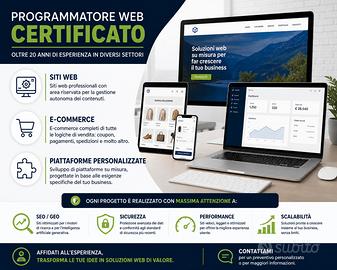 Siti, e-commerce, corsi Intelligenza Arttificiale